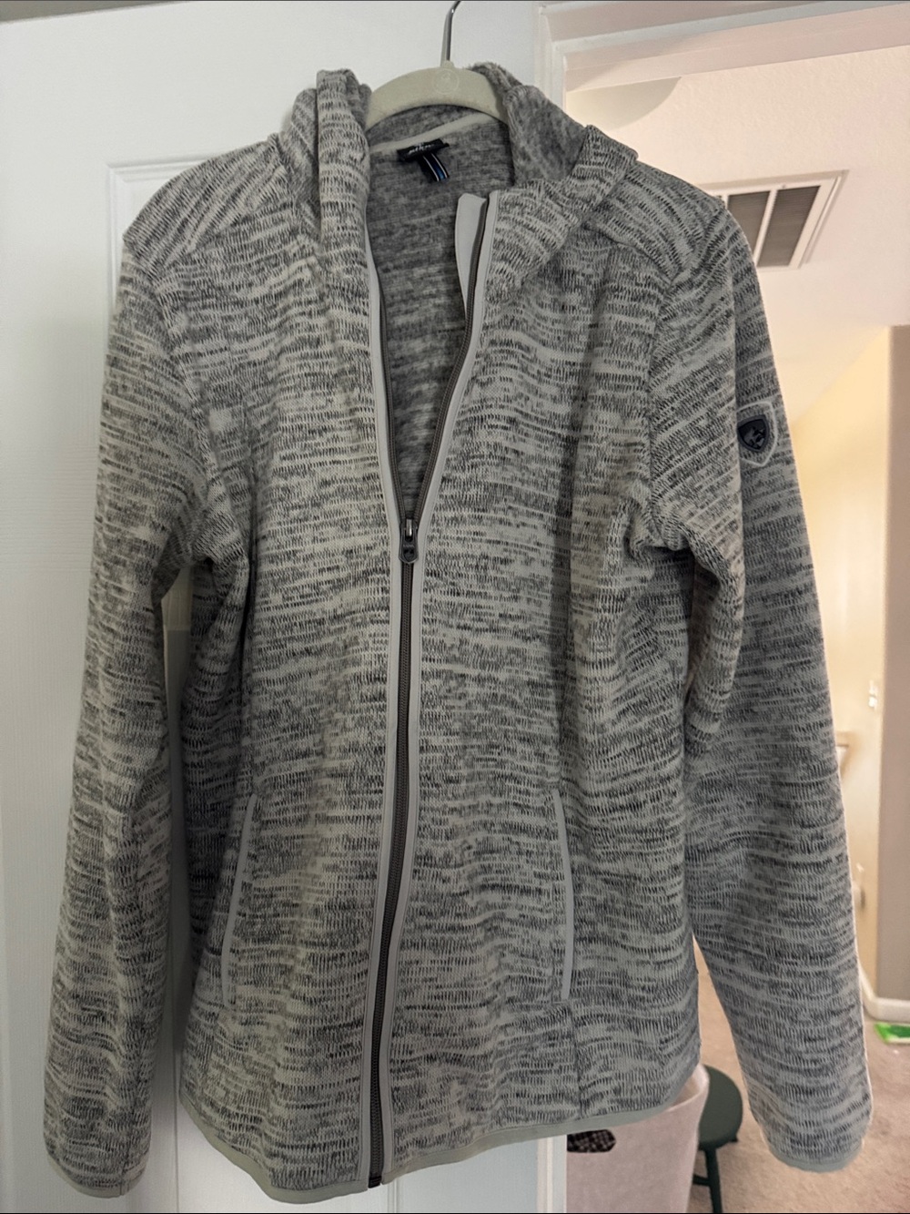 Kuhl Gray Marled Hoodie Jacket